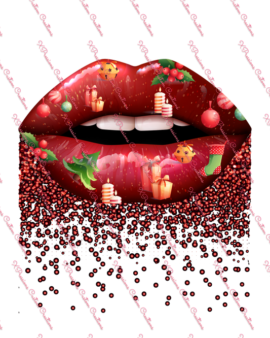 X-Mas Lips - Digitial File Bundle