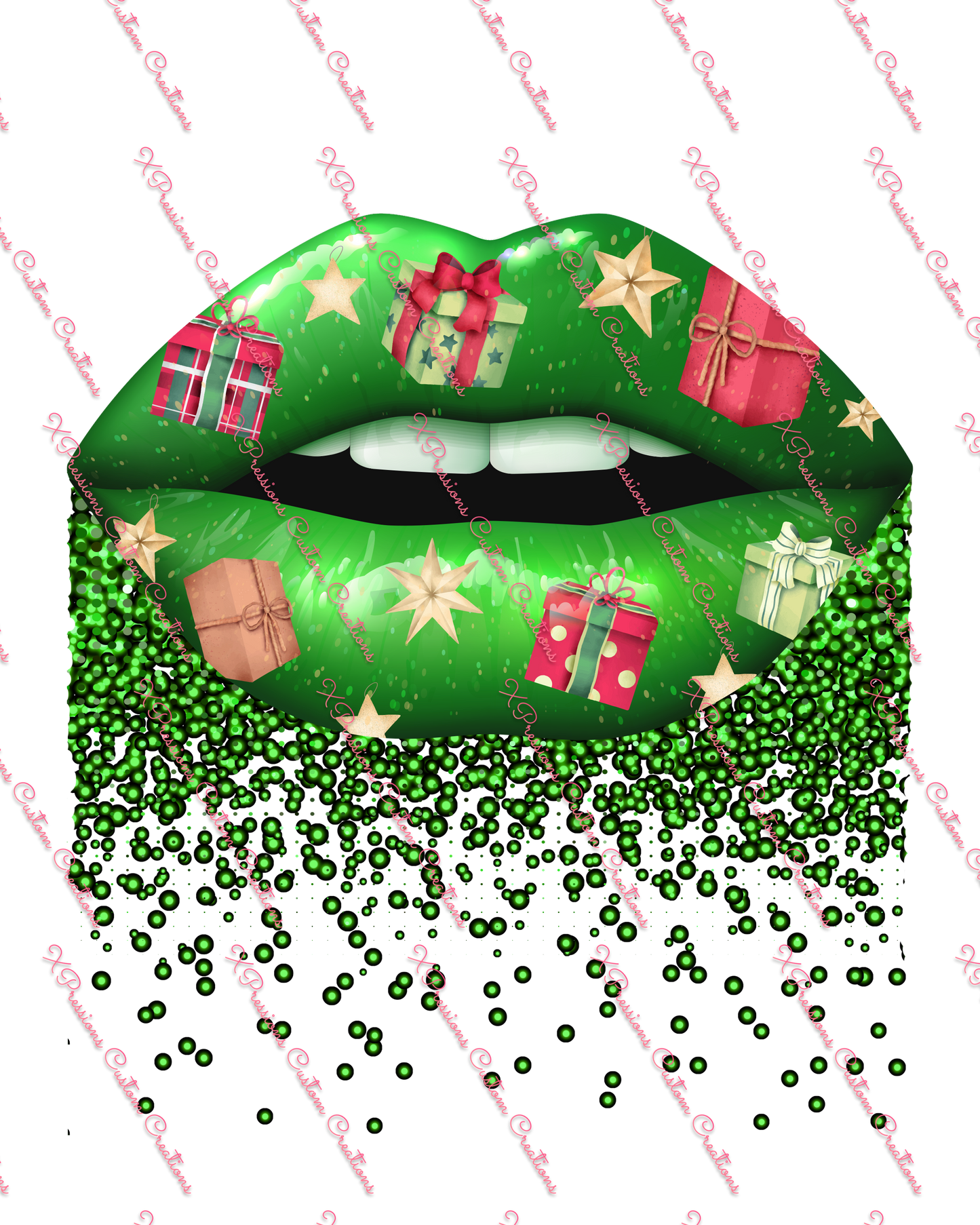 X-Mas Lips - Digitial File Bundle