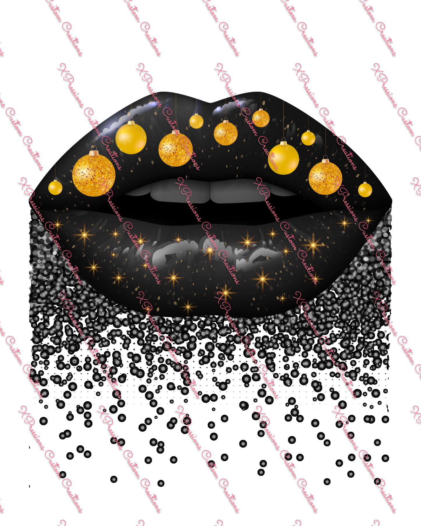 X-Mas Lips - Digitial File Bundle