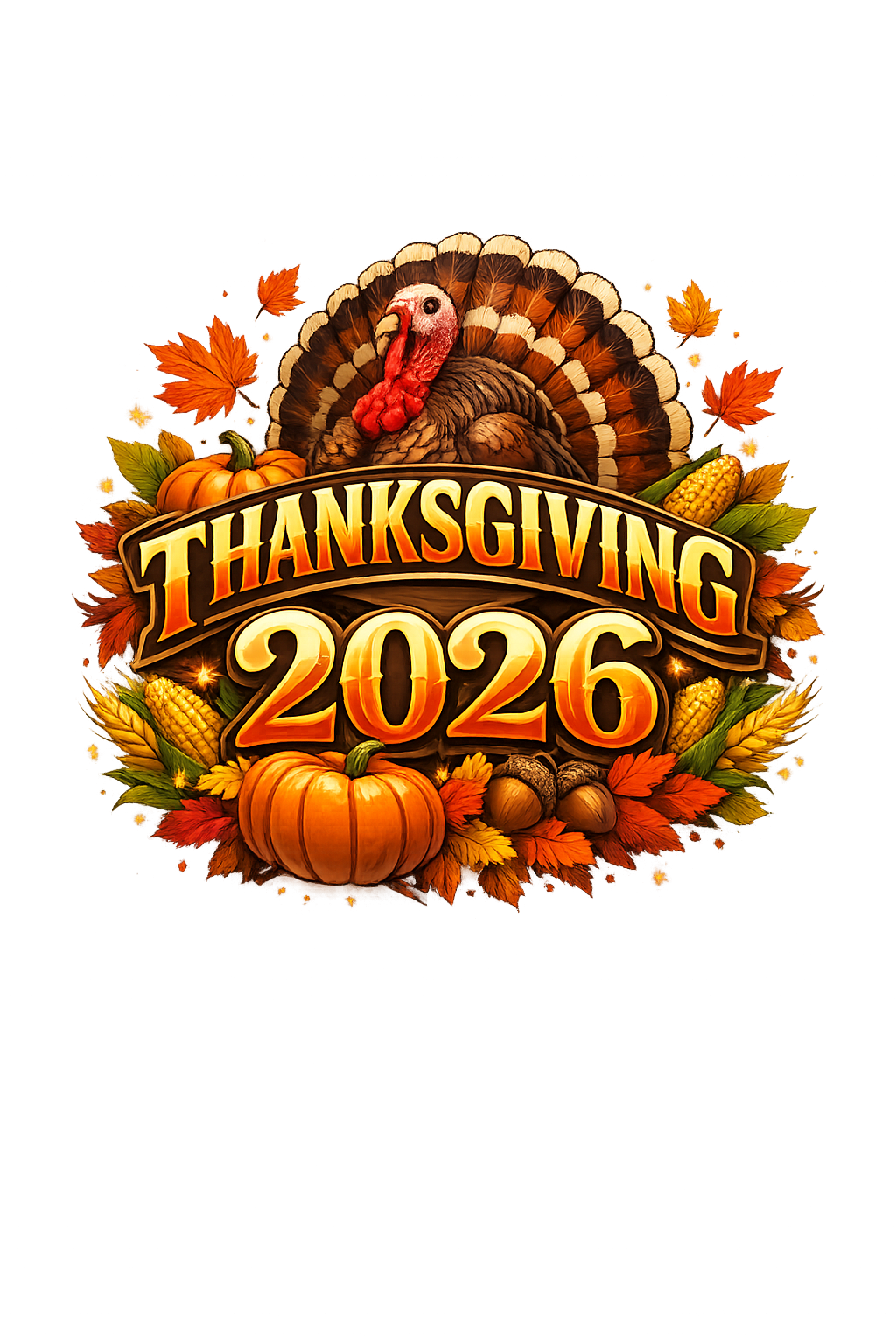 Thanksgiving 2026 — DTF Transfer