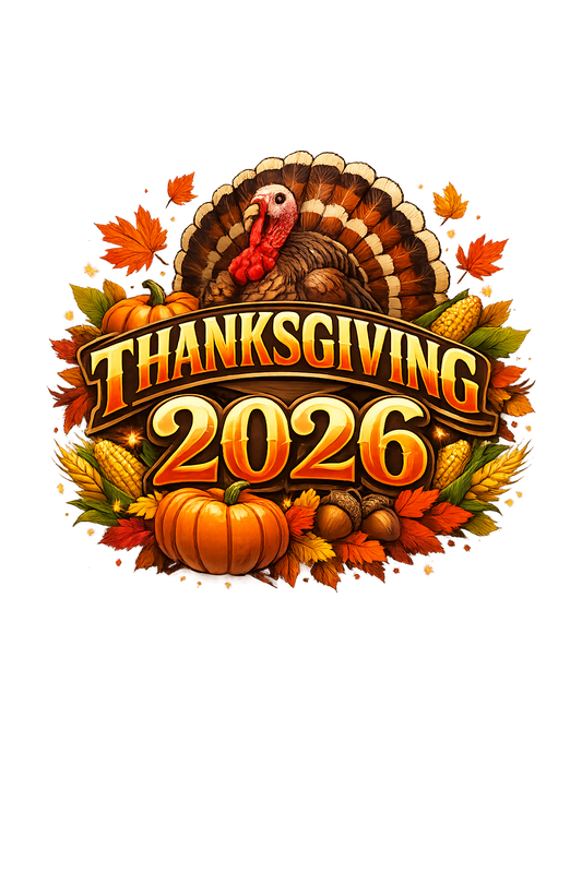 Thanksgiving 2026 — DTF Transfer