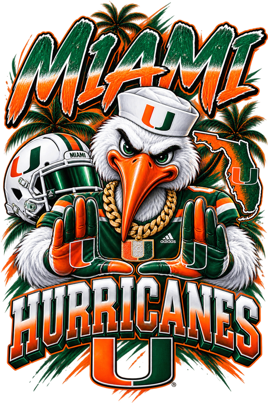 Miami Hurricanes — Football — DTF Transfer