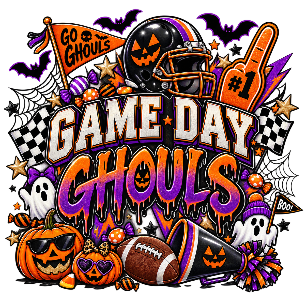 Game Day Ghouls — DTF Transfer — Style 1