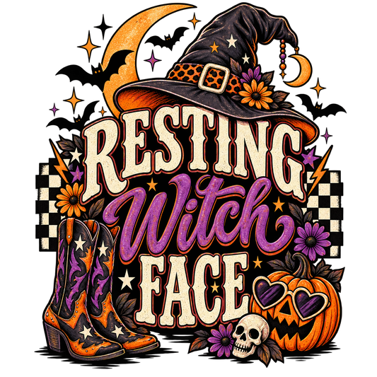 Resting Witch Face — DTF Transfer
