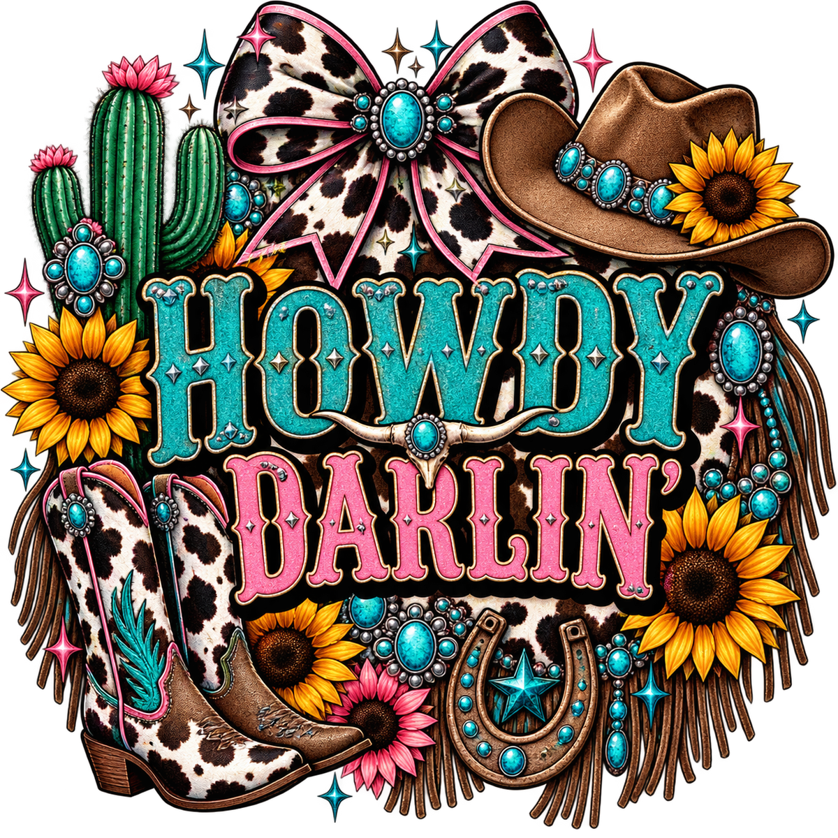 Howdy Darlin’ — DTF Transfer