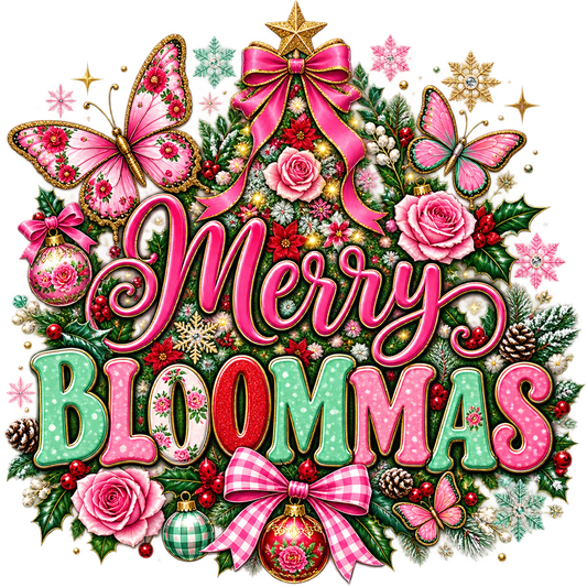 Merry Bloommas — DTF Transfer