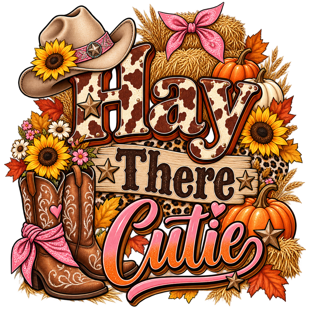 Hay There Cutie — DTF Transfer