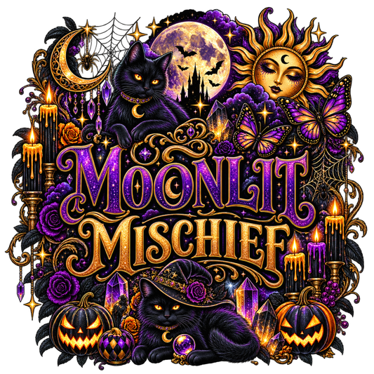 Moonlit Mischief — DTF Transfer — Style 1