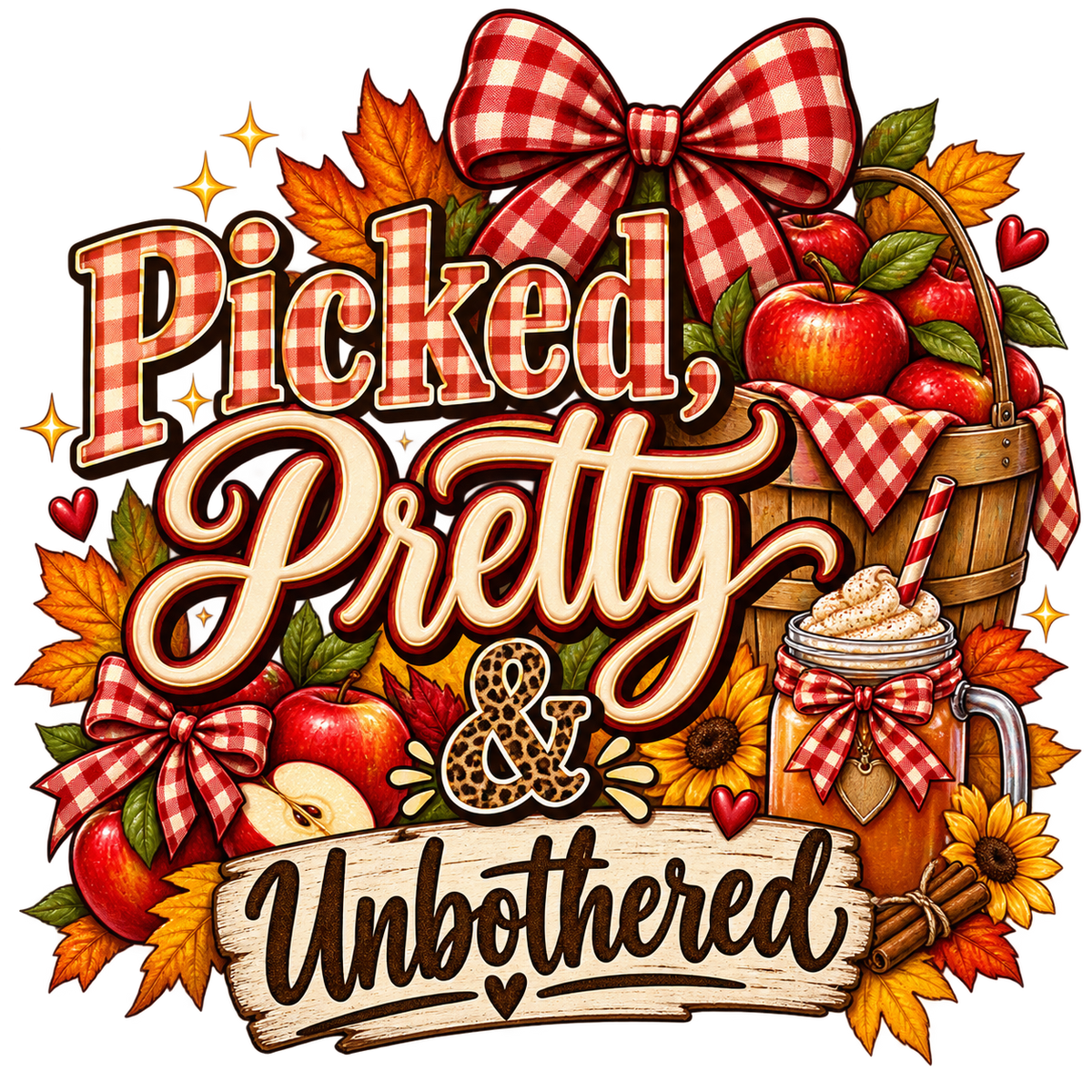 Picked Pretty & Unbothered — DTF Transfer