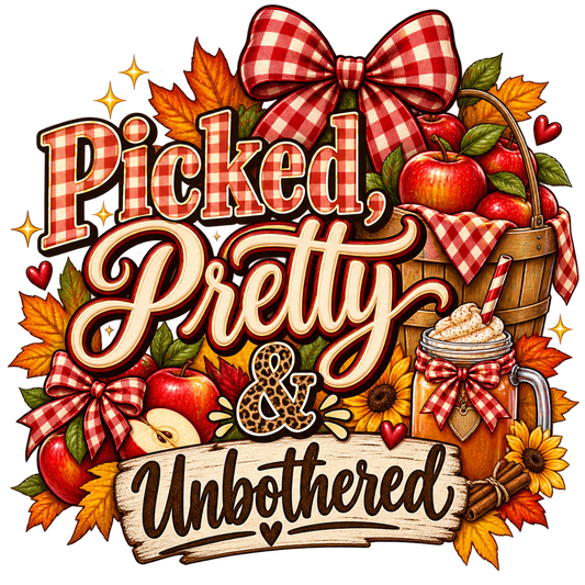 Picked Pretty & Unbothered — DTF Transfer