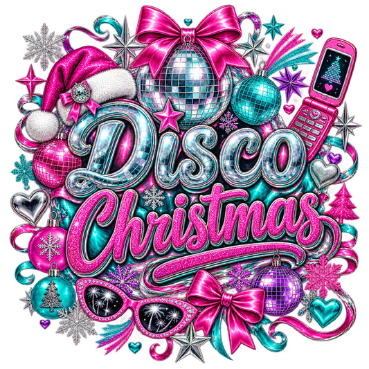 Disco Christmas — DTF Transfer
