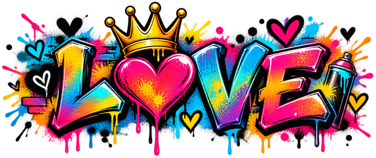 Love — Graffiti — DTF Transfer