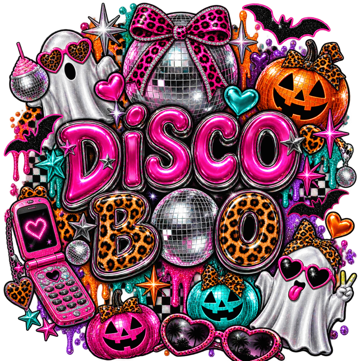 Disco Boo — DTF Transfer — Style 1