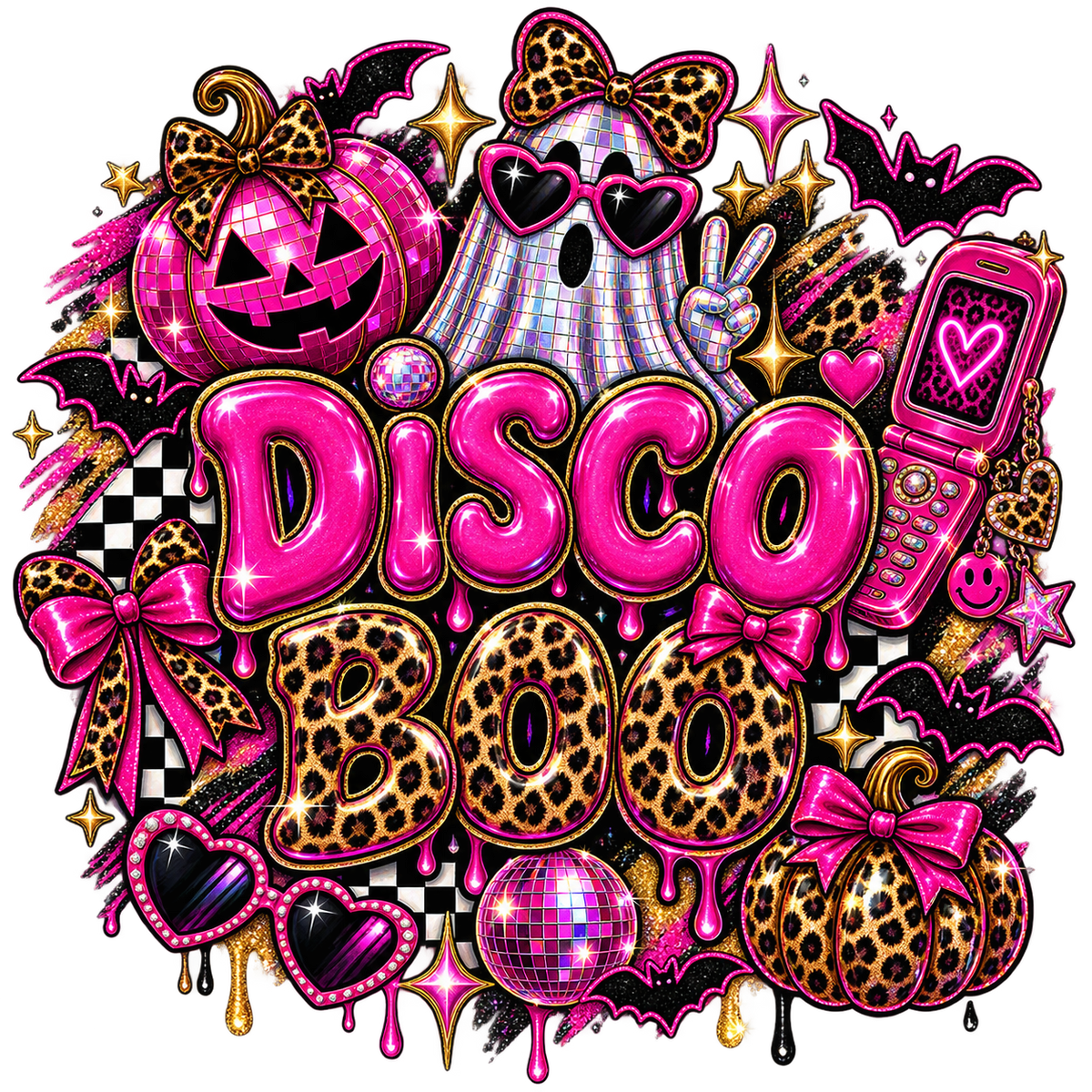 Disco Boo — DTF Transfer — Style 2