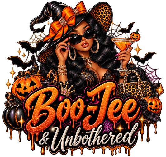 Boo-Jee & Unbothered — Witch — DTF Transfer — Style 1