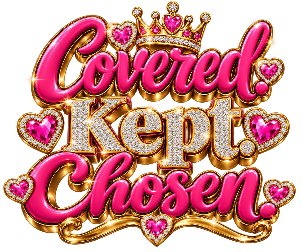 Covered, Kept, Chosen — DTF Transfer