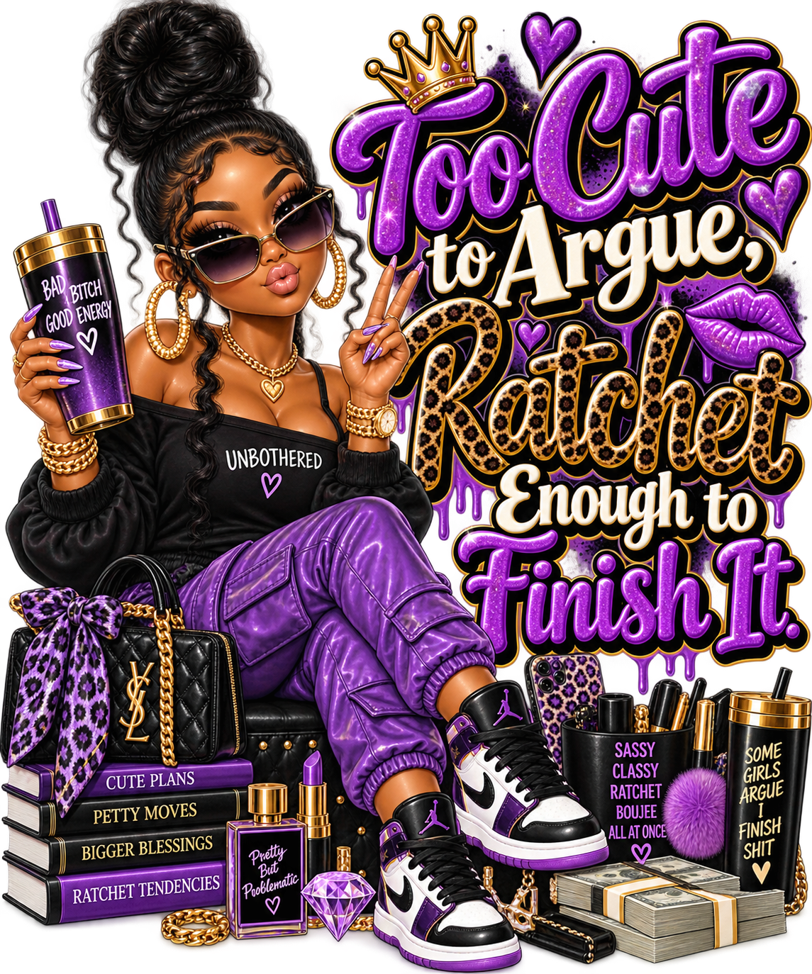 Too Cute to Argue — DTF Transfer
