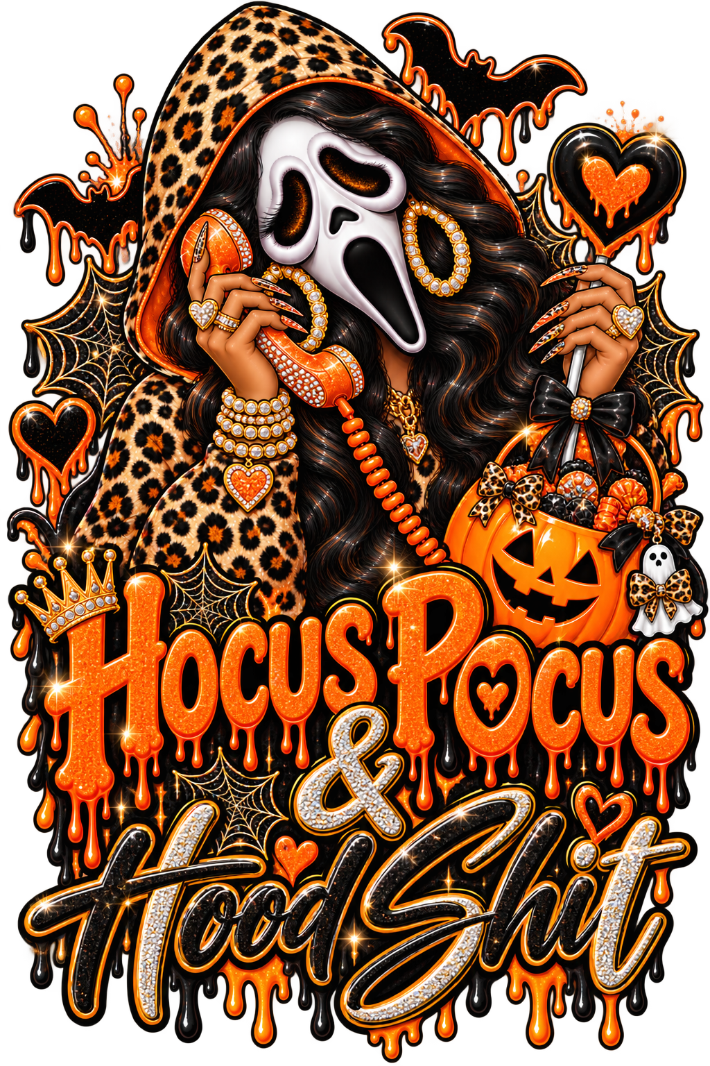 Hocus Pocus & Hood Shit — DTF Transfer — Style 2