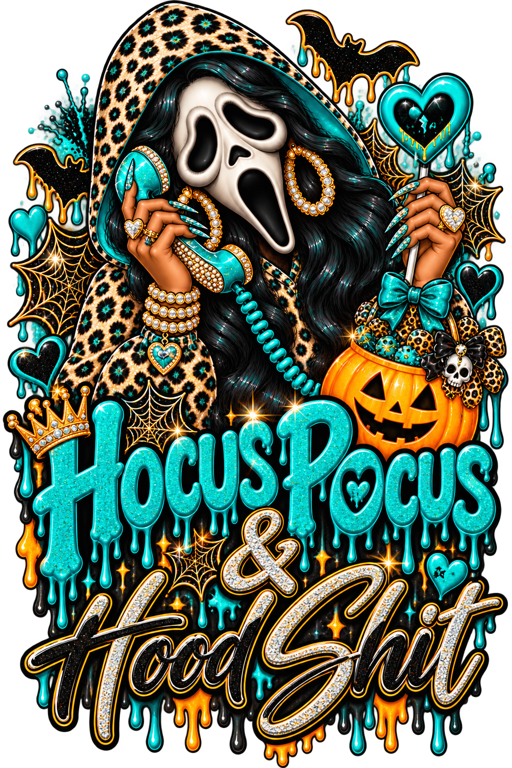 Hocus Pocus & Hood Shit — DTF Transfer — Style 3