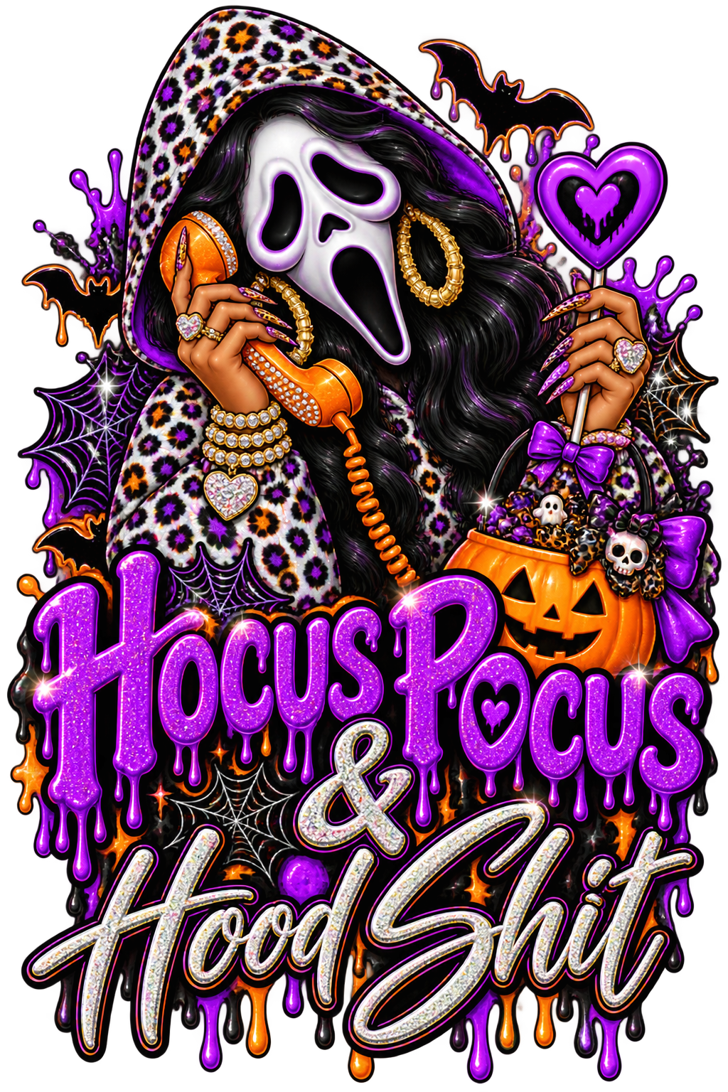 Hocus Pocus & Hood Shit — DTF Transfer — Style 4