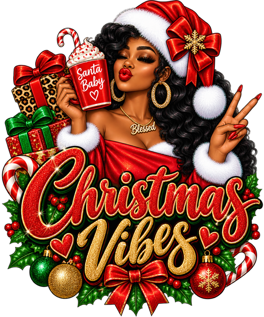 Christmas Vibes — DTF Transfer