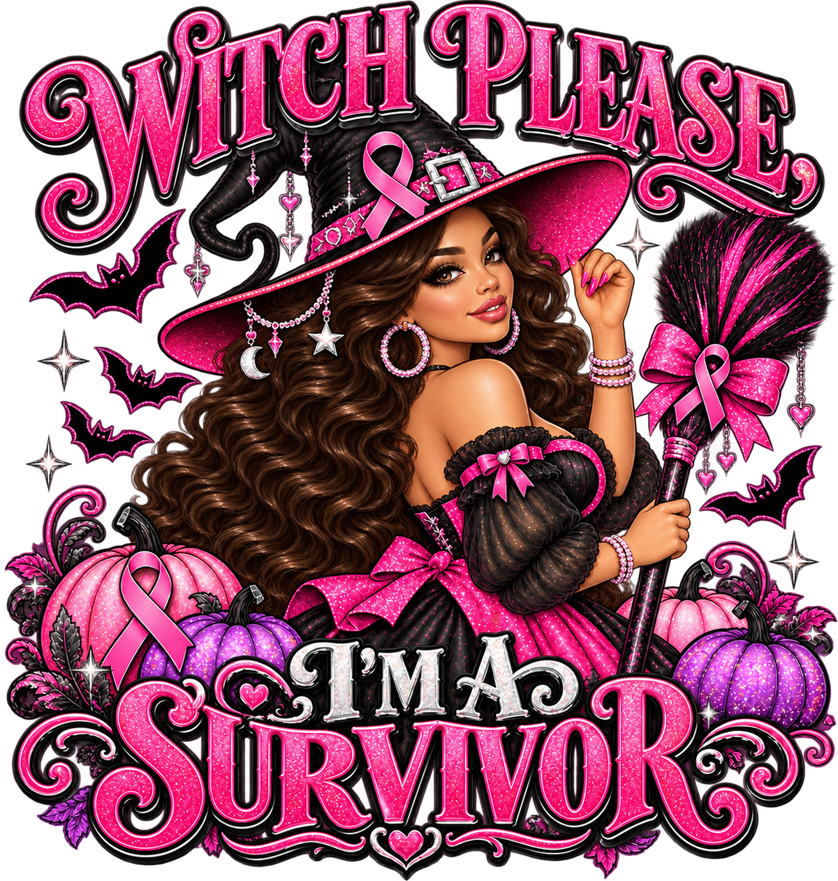 Witch Please, I’m a Survivor — DTF Transfer — Style 1