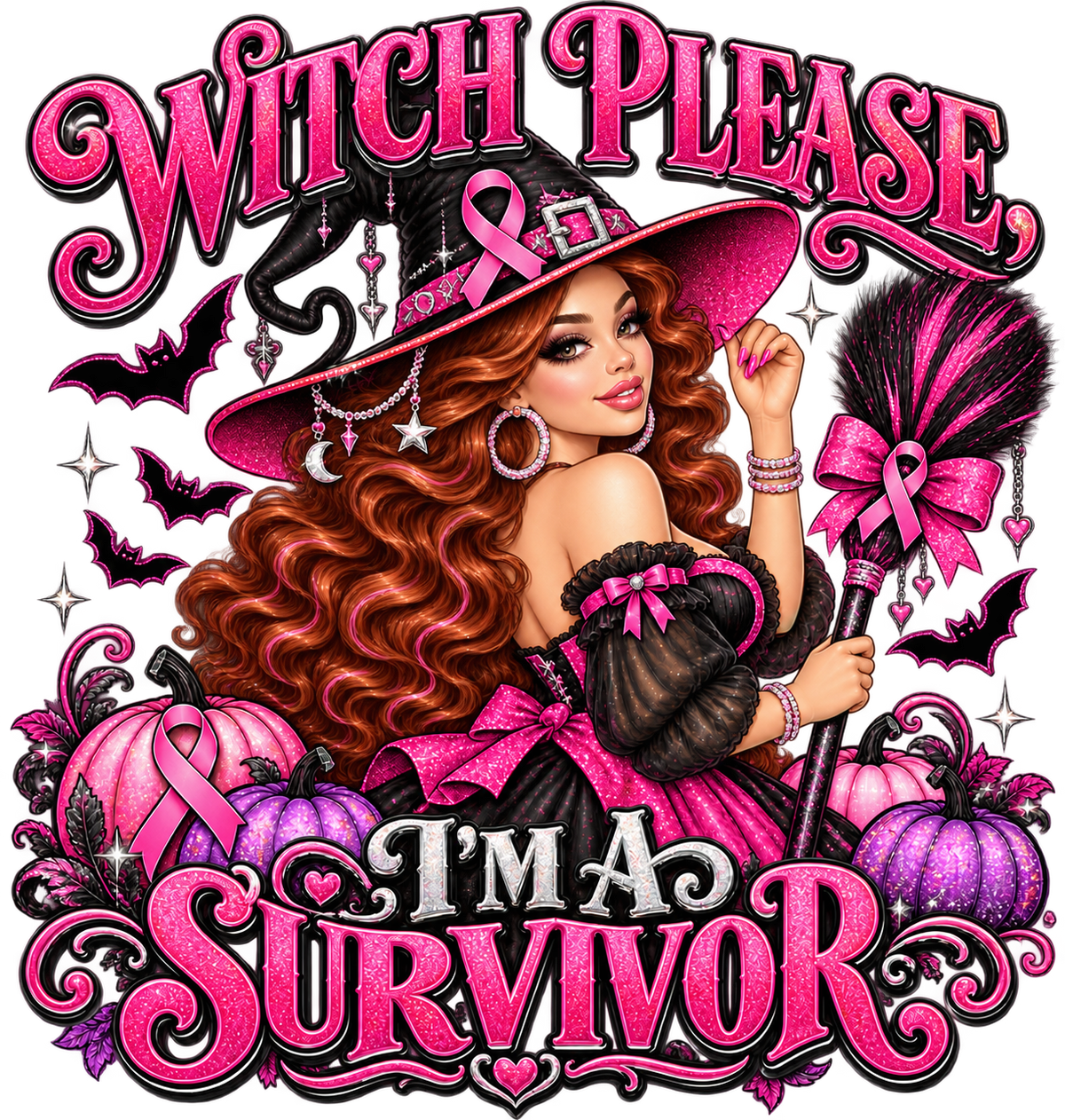 Witch Please, I’m a Survivor — DTF Transfer — Style 2