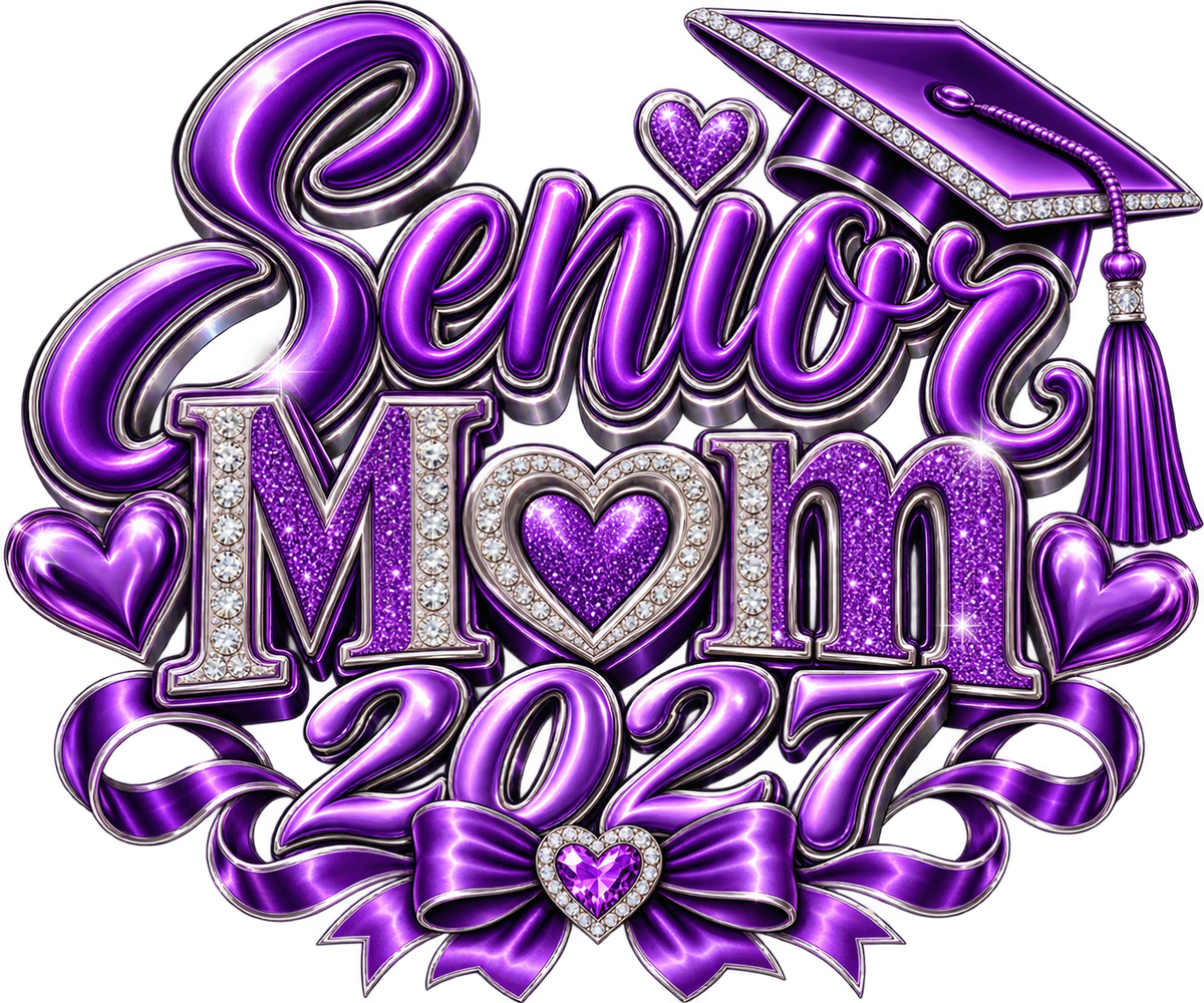 Senior Mom 2027 — DTF Transfer — Style 1