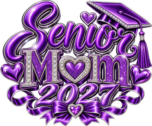 Senior Mom 2027 — DTF Transfer — Style 1
