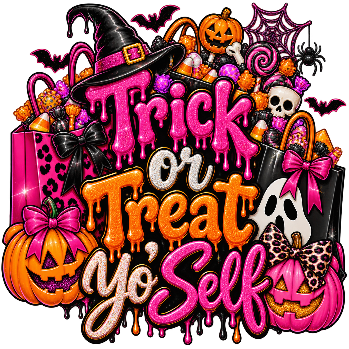 Trick or Treat Yo’ Self — DTF Transfer