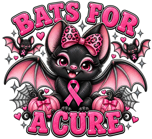 Bats for a Cure — DTF Transfer