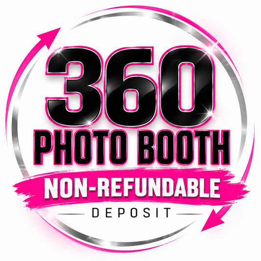 Refreshed product cover for 360 Photo Booth -NON-REFUNDABLE DEPOSIT