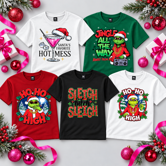 Refreshed product cover for 12 DAYS OF CHRISTMAS T-SHIRT SALE!