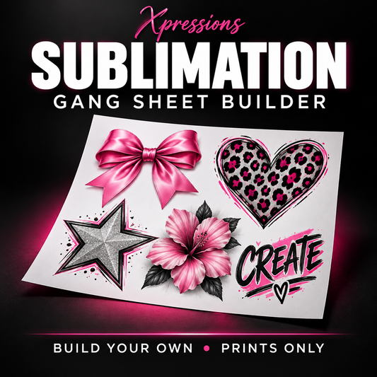 Sublimation Gang Sheet Builder — Build Your Own, Prints Only