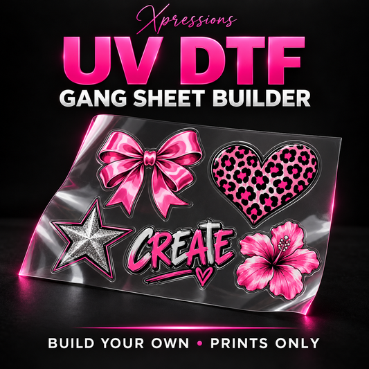 UV DTF Gang Sheet Builder — Build Your Own, Prints Only