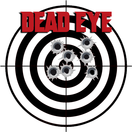Dead Eye -Red on Black