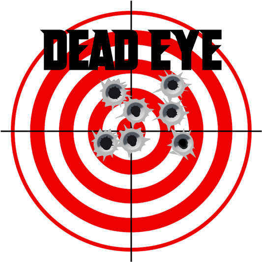 Dead Eye -Black on Red